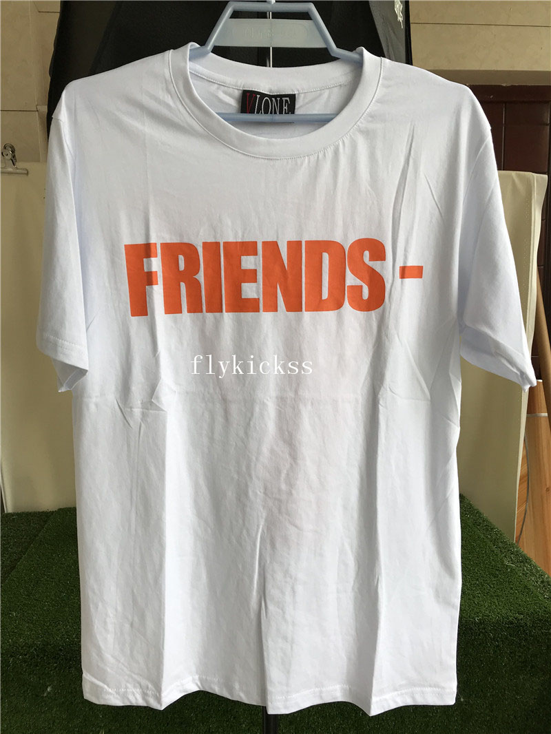 Vlone Friends White Orange T-Shirt